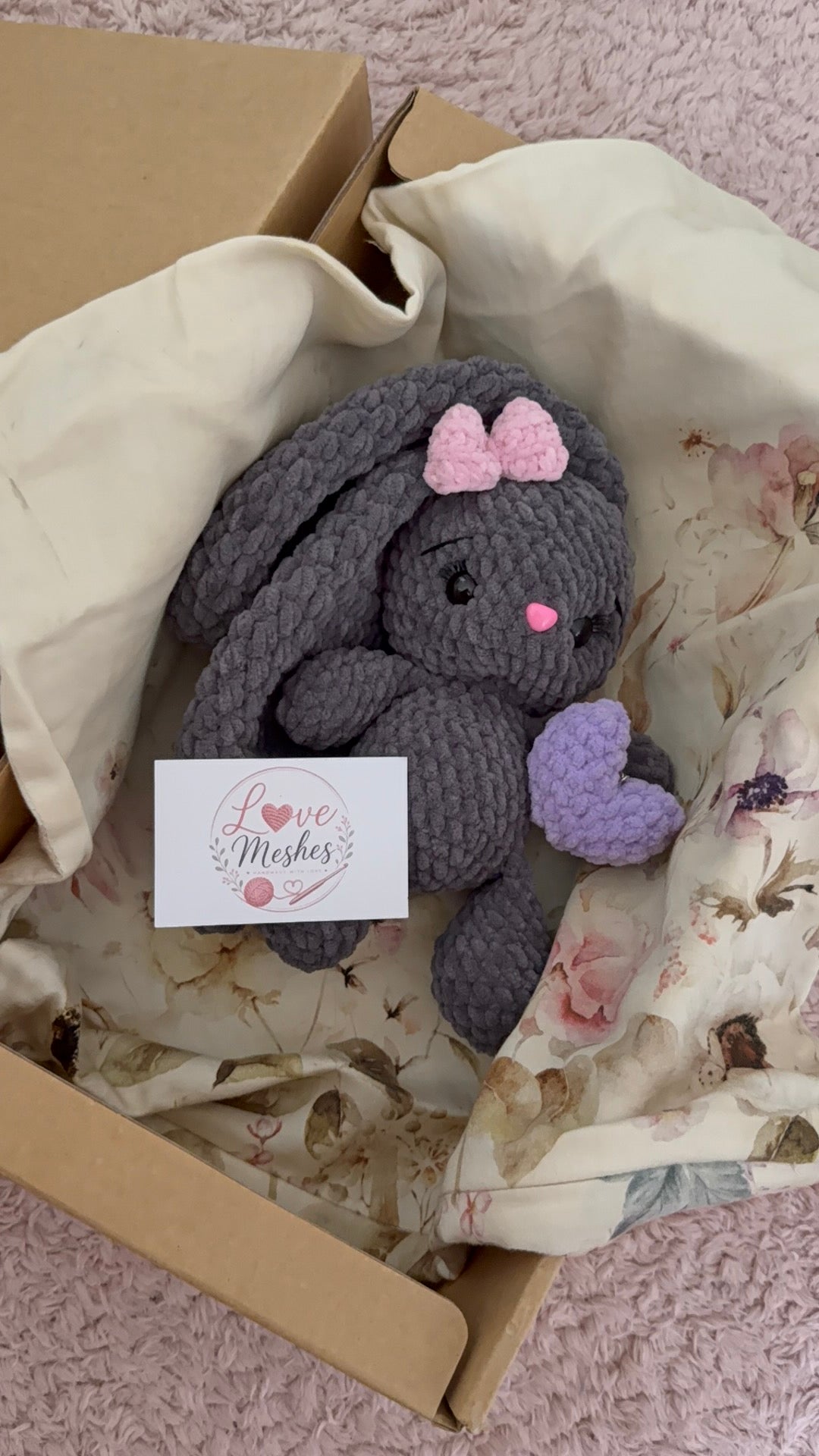 Hase handgehäkelt zum dahin schmelzen 🐰
