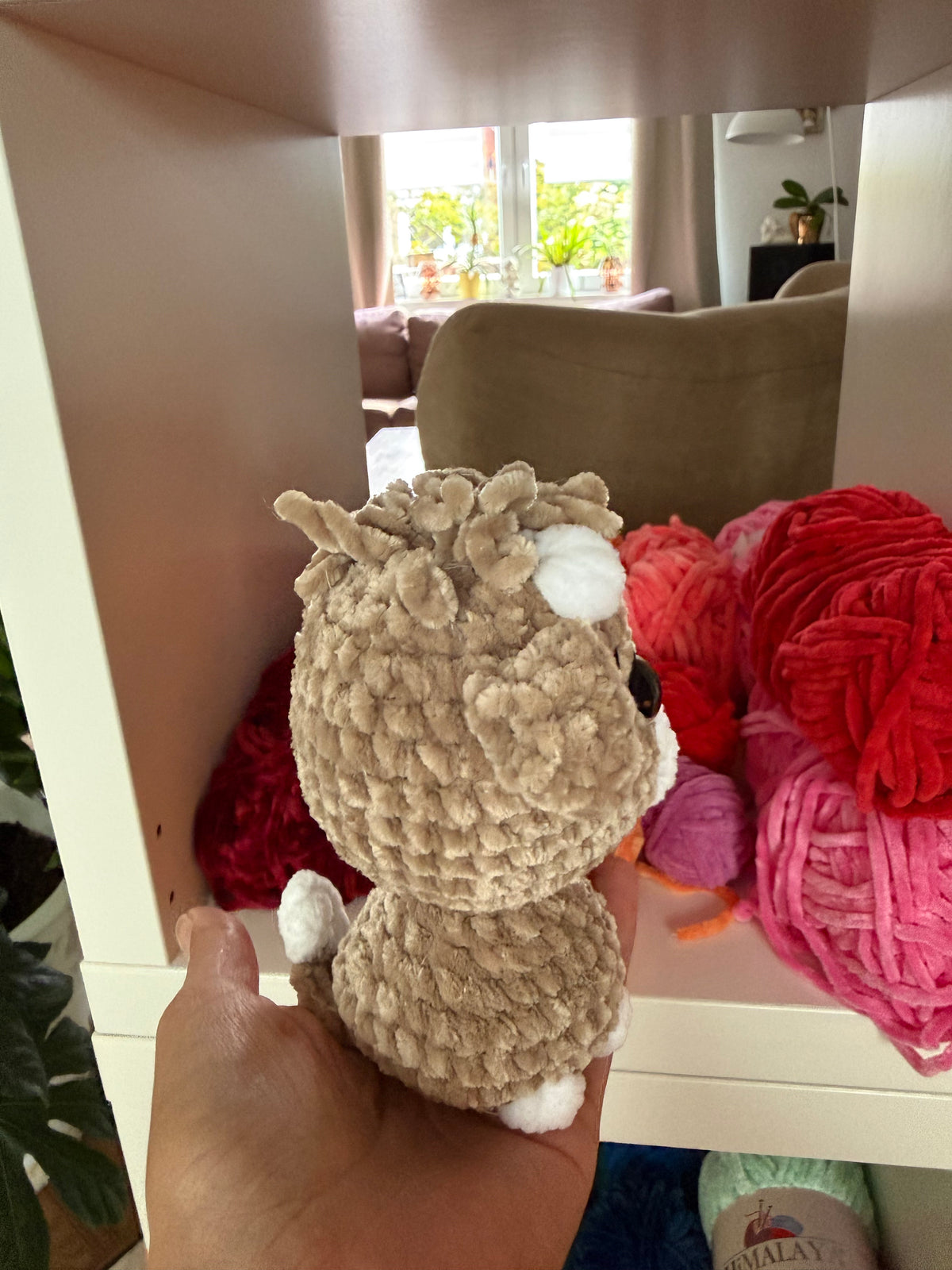 Mini Kuh Kuscheltier – handgemacht mit Liebe
