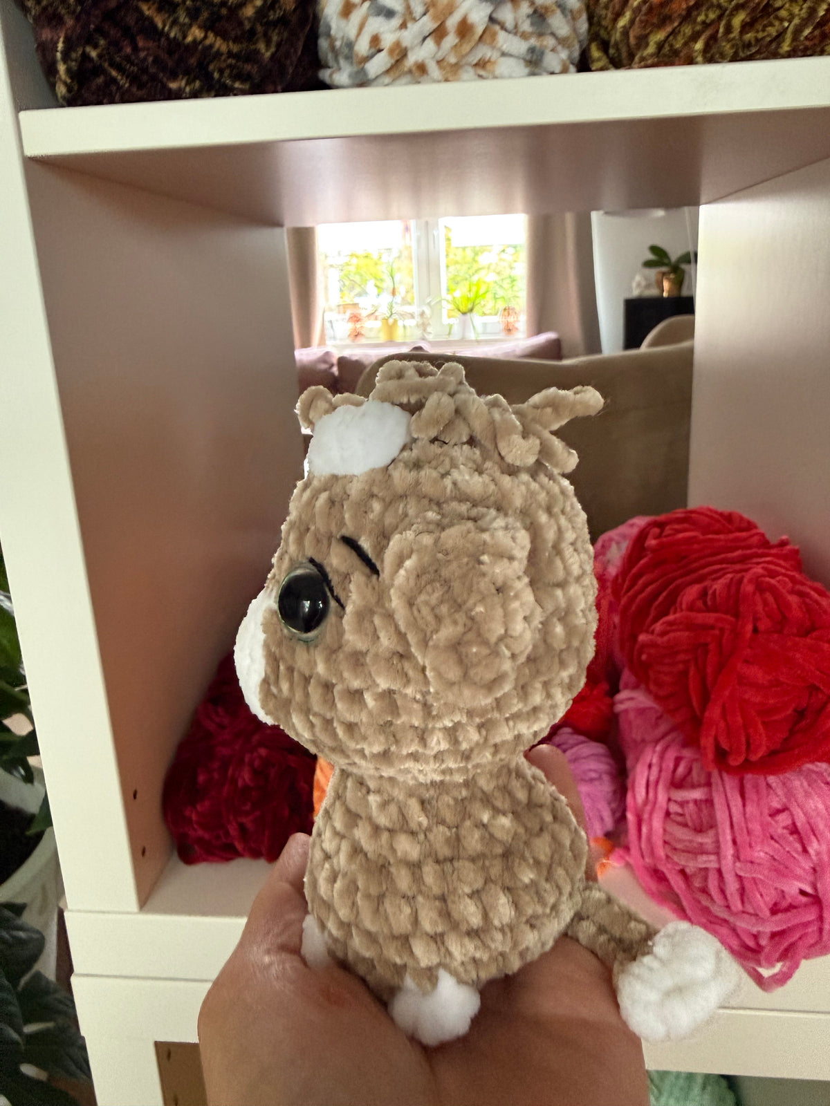 Mini Kuh Kuscheltier – handgemacht mit Liebe